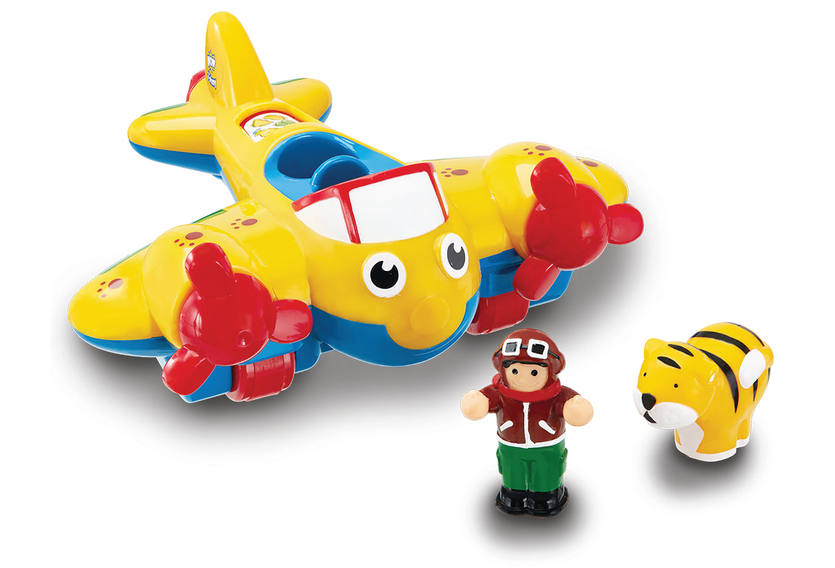 WOW Johnny Jungle Plane (3 Piece Play Set) Ages 1+