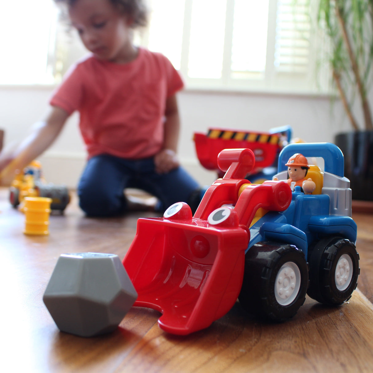 WOW Lift-it Luke - Construction Vehicle (3 Piece Set) Ages 1+