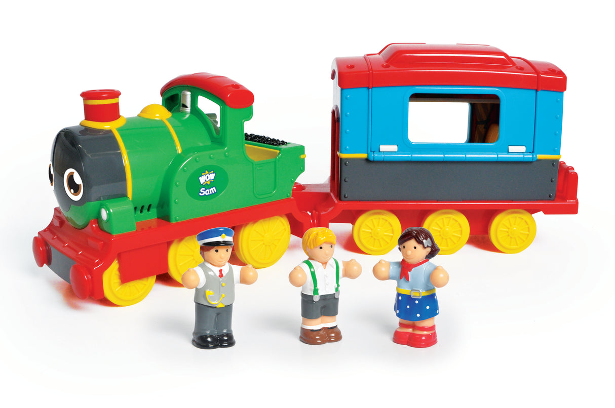 WOW Sam the Steam Train (5 Piece Play Set) Ages 1+