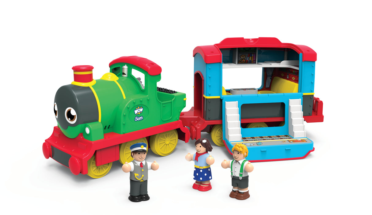 WOW Sam the Steam Train (5 Piece Play Set) Ages 1+