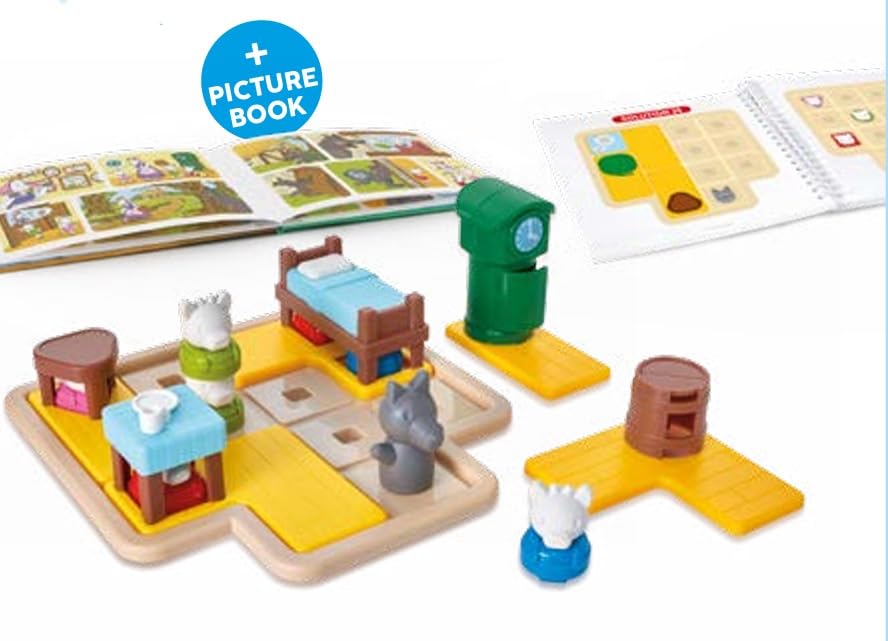 Hide and Goat Seek Preschool Puzzle Game for Ages 3-7 Featuring 48 Challenges