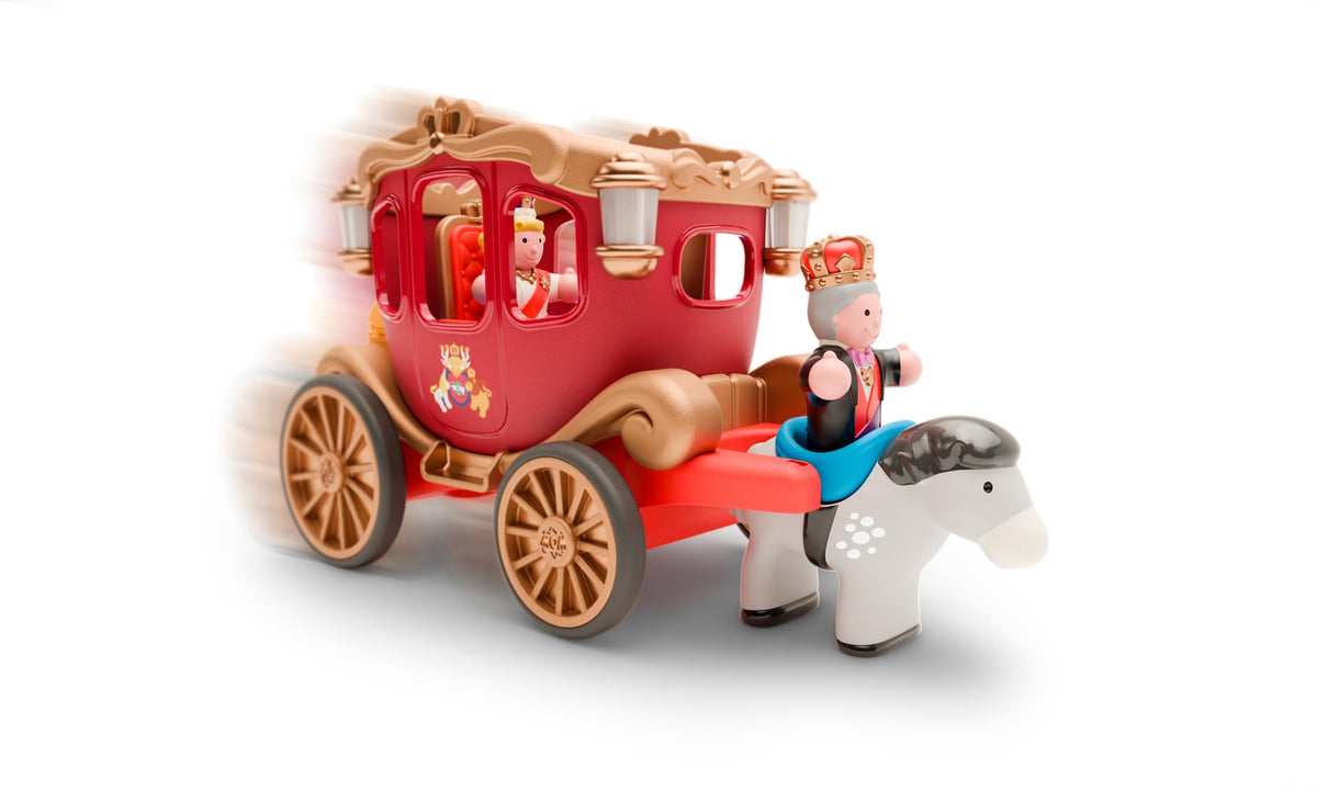 WOW Toys Gigi's Royal Carriage - Battery-Free Push-Along Toy, Ages 1-5