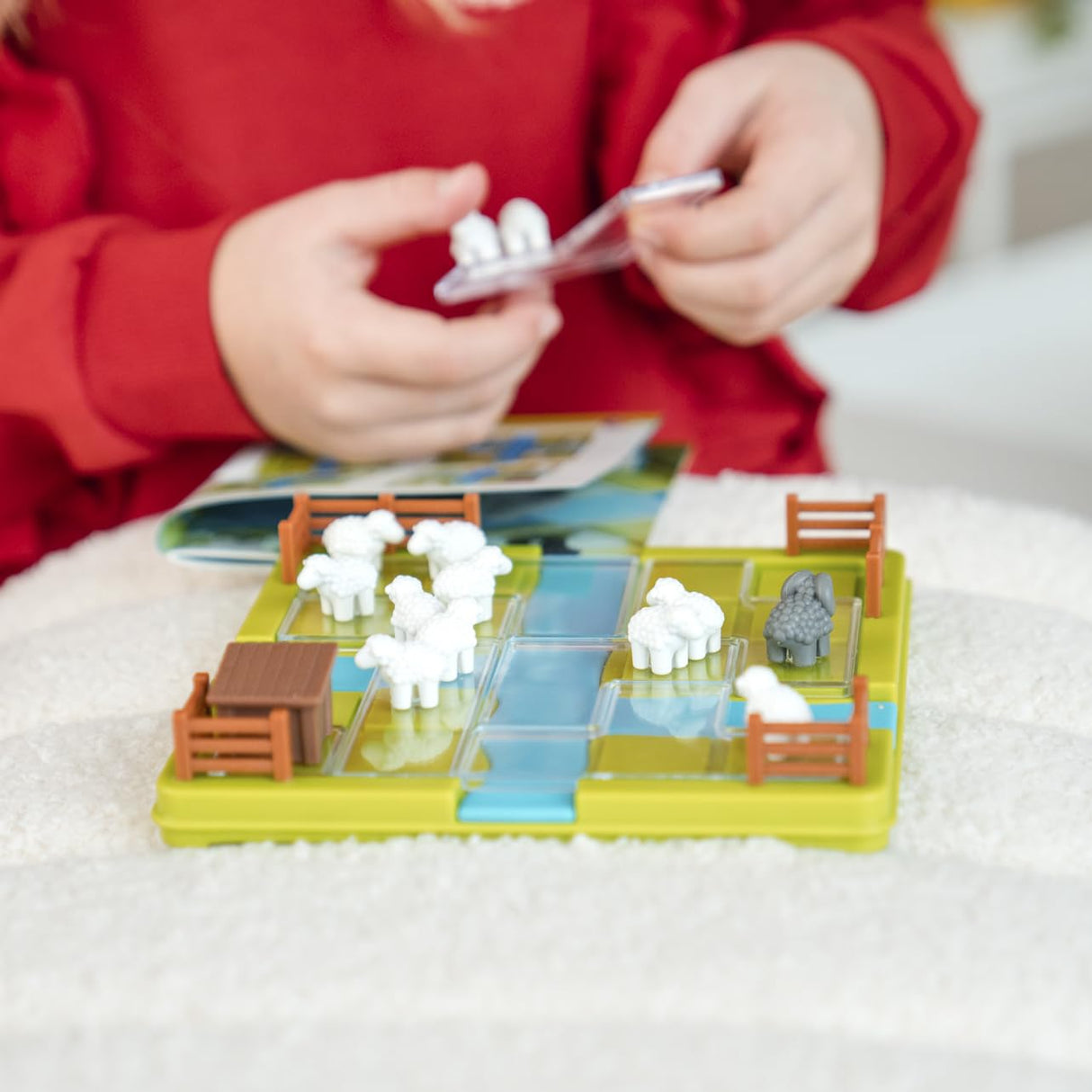 Counting Sheep Travel Logic Game with 60 Challenges for Ages 7 - Adult