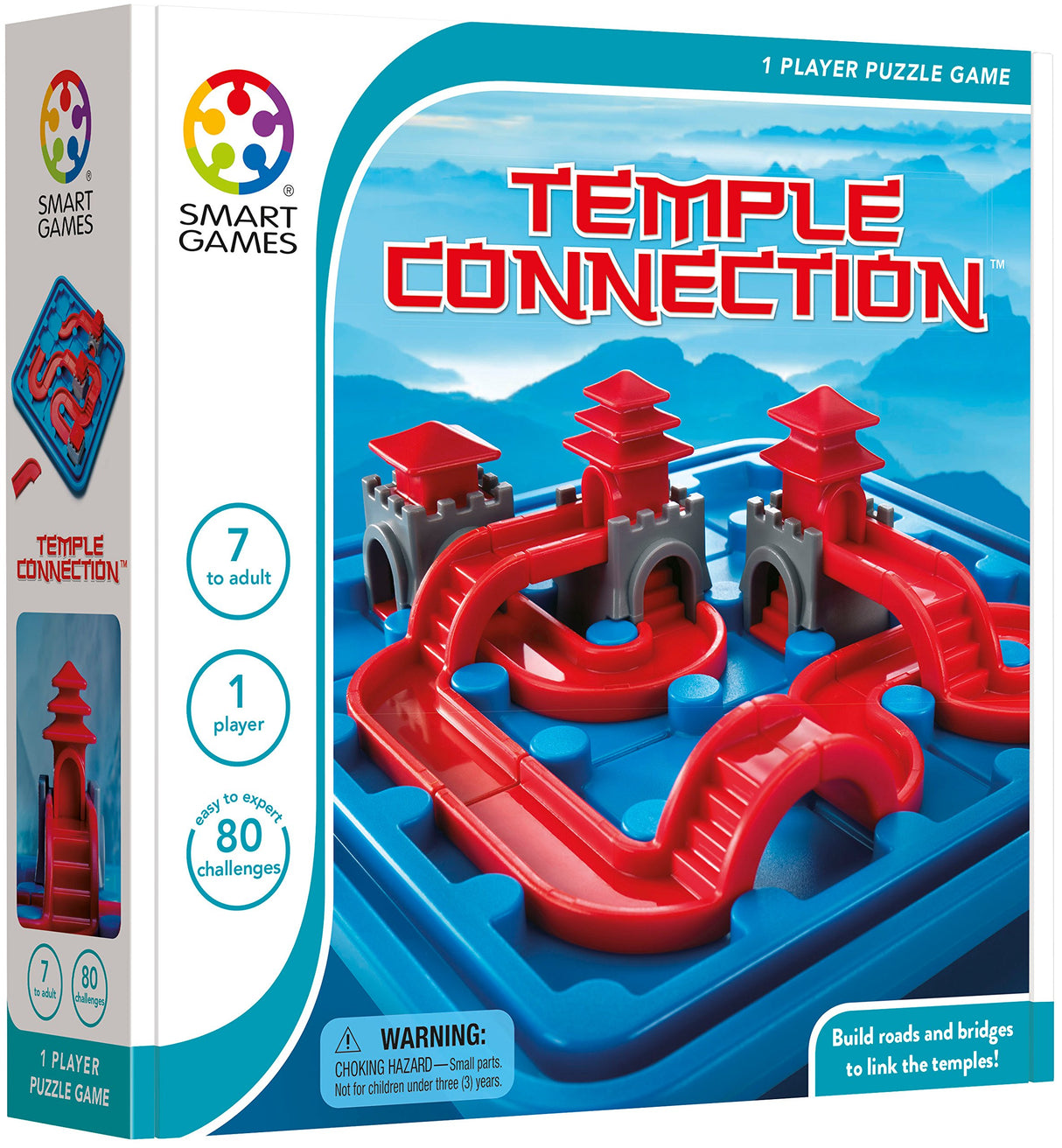 Temple Connection Path Building Puzzle Game for Ages 7+