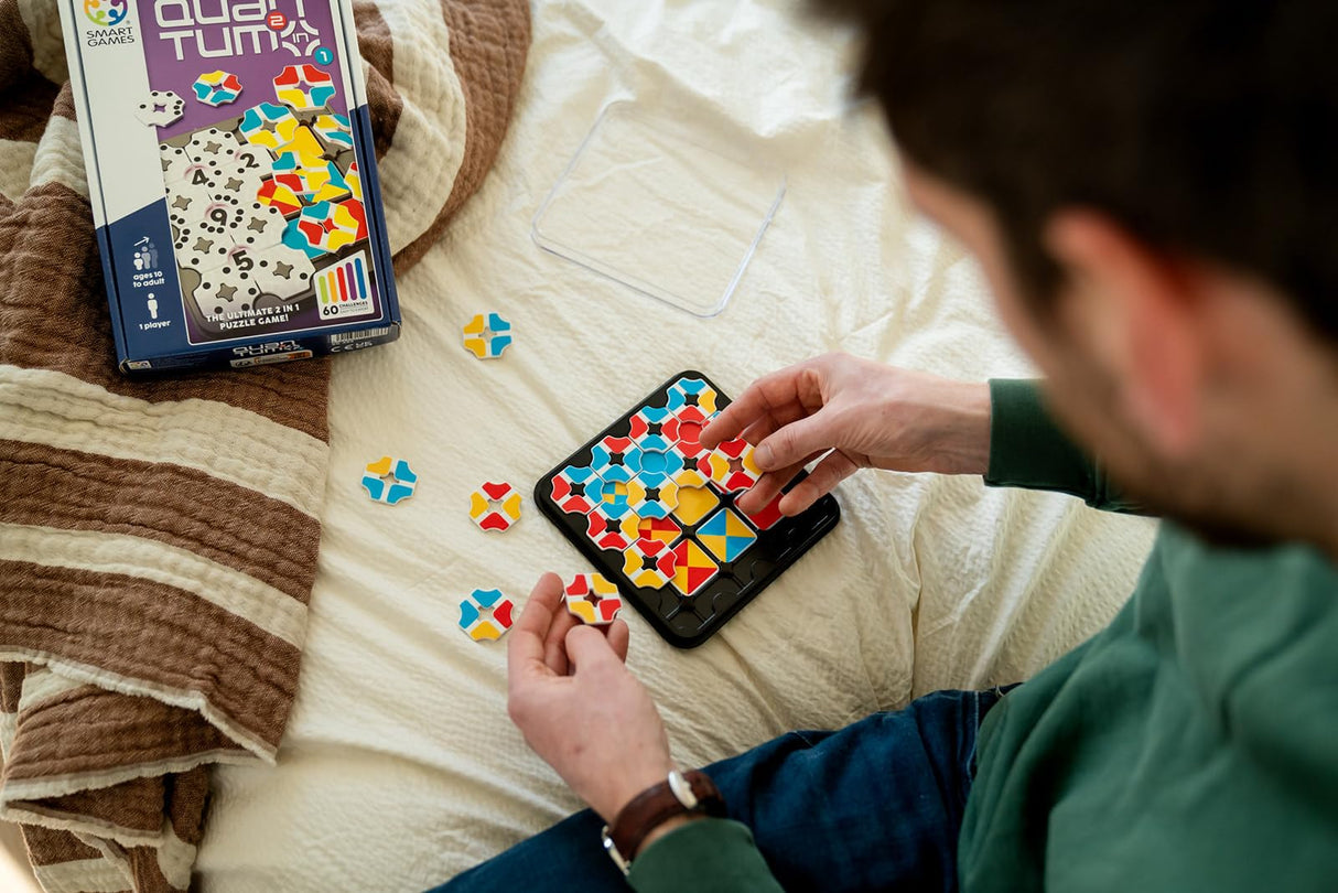 Quantum – 2-in-1 Logic Puzzle Travel Game for Ages 10 to Adult