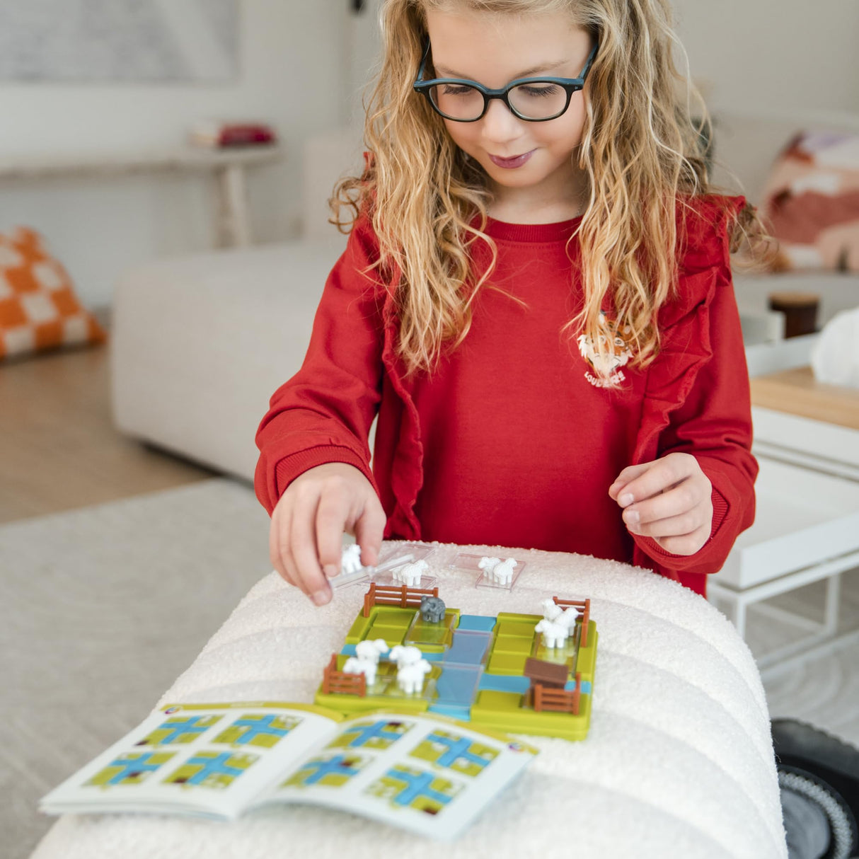 Counting Sheep (Without Falling Asleep!) - A Travel-Friendly Logic Game with 60 Challenges for Ages 7 - Adult