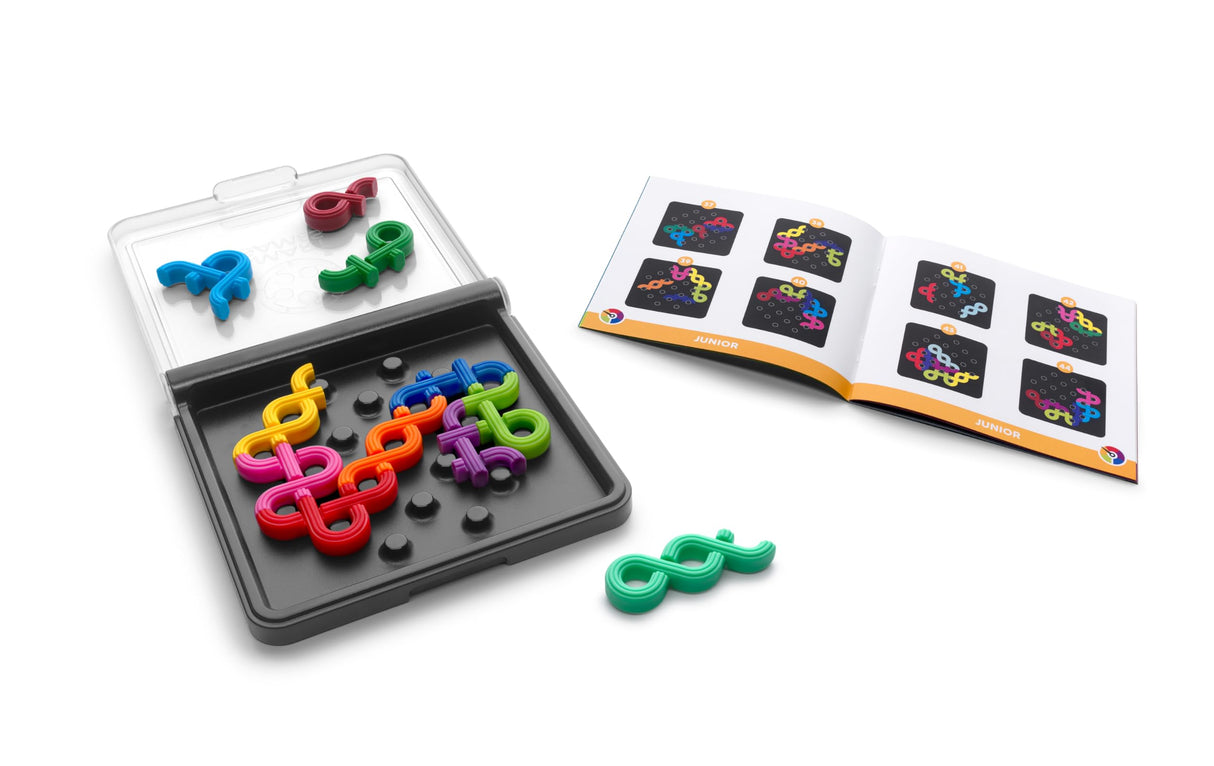 IQ Noodles - A Travel Friendly Logic Puzzle for Ages 7 - Adult with 120 Challenges and 2 Play Modes!