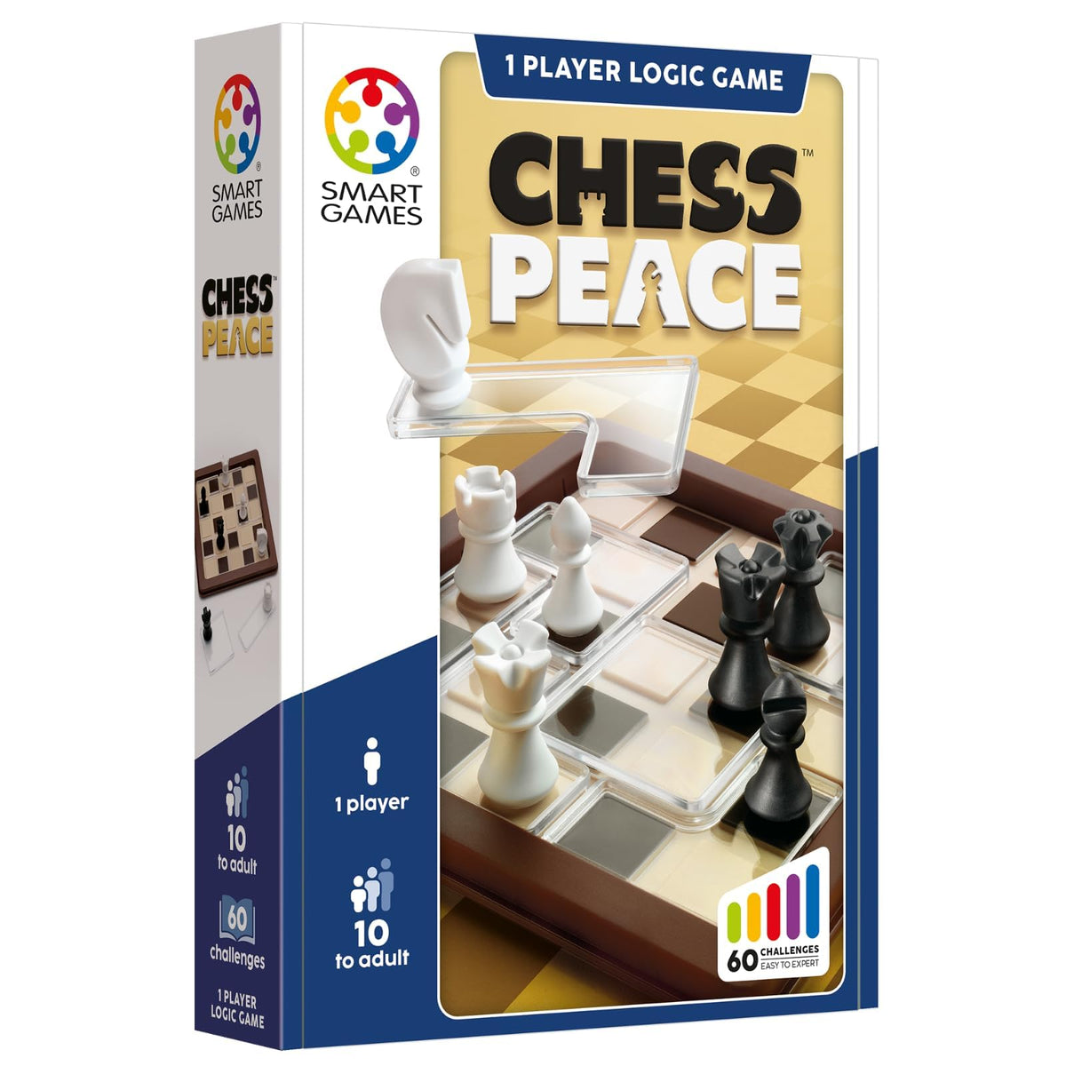 SmartGames Chess Peace - Chess Logic Puzzle Brain Teaser, Ages 10+