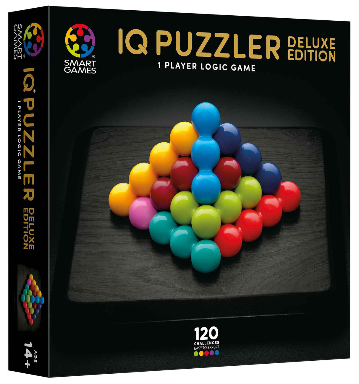 IQ Puzzler Deluxe | Wooden 2D & 3D STEM Logic Puzzle | Ages 14+