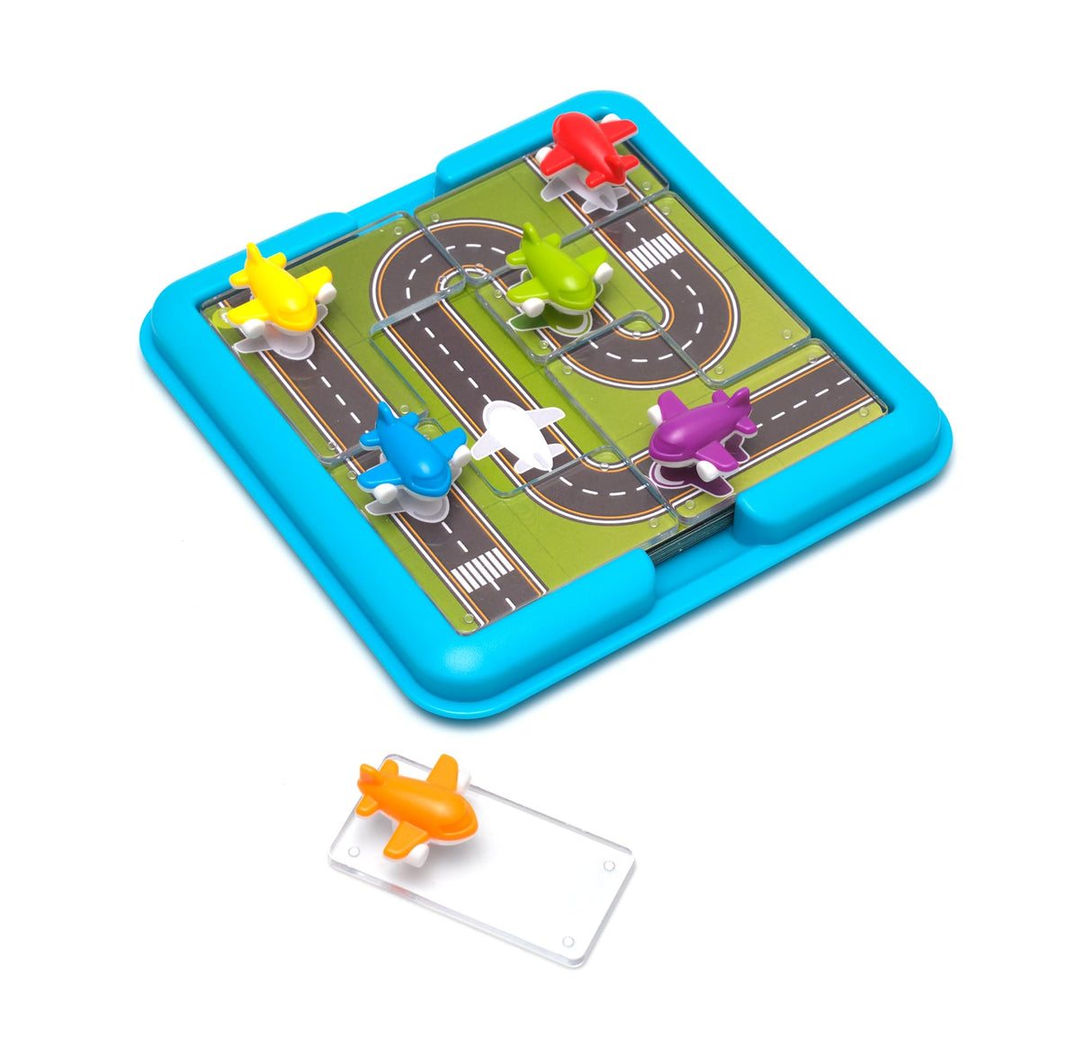 SmartGames Take Off — Aviation Logic Puzzle that Builds Planning & Spatial Reasoning | 60 Challenges | Ages 5 to Adult | Compact Travel Game