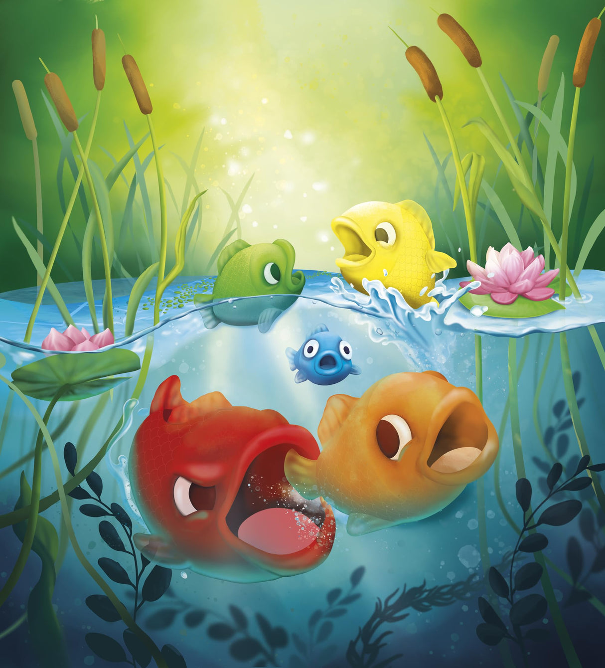 SmartGames FishTricks Metal Box Travel Game with 48 Challenges for Ages 5 - Adult