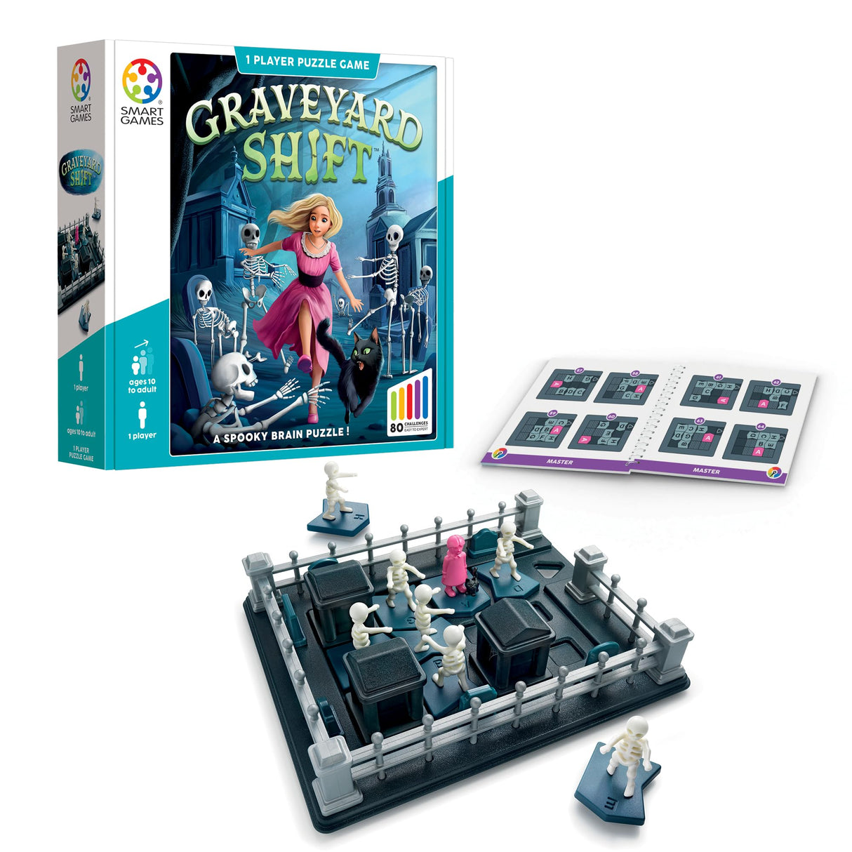 Graveyard Shift – Spooky Logic Puzzle Game with 80 Challenges