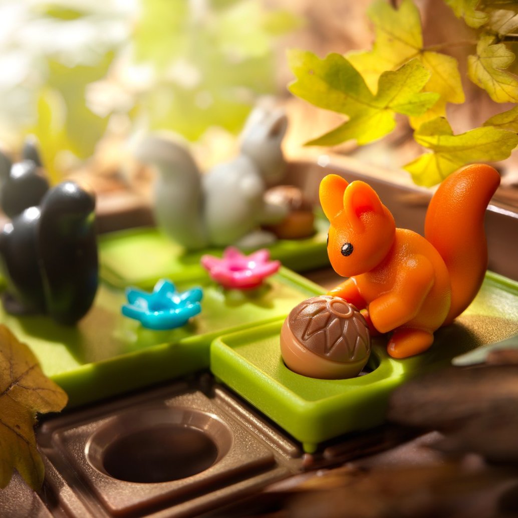 Squirrels Go Nuts! – Sliding Puzzle Logic Game with 60 Challenges | Brain Teaser Kids and Adults Ages 6+
