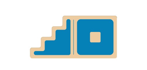 Camelot Jr. - Blue Block - Replacement Part ONLY