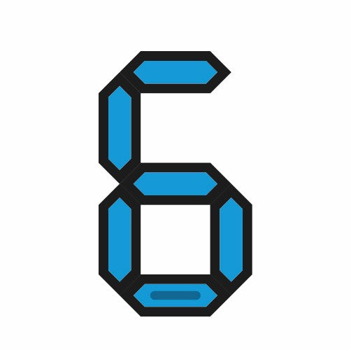 IQ Digits - # 6 Replacement Part ONLY