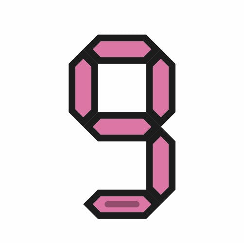 IQ Digits - # 9 Replacement Part ONLY