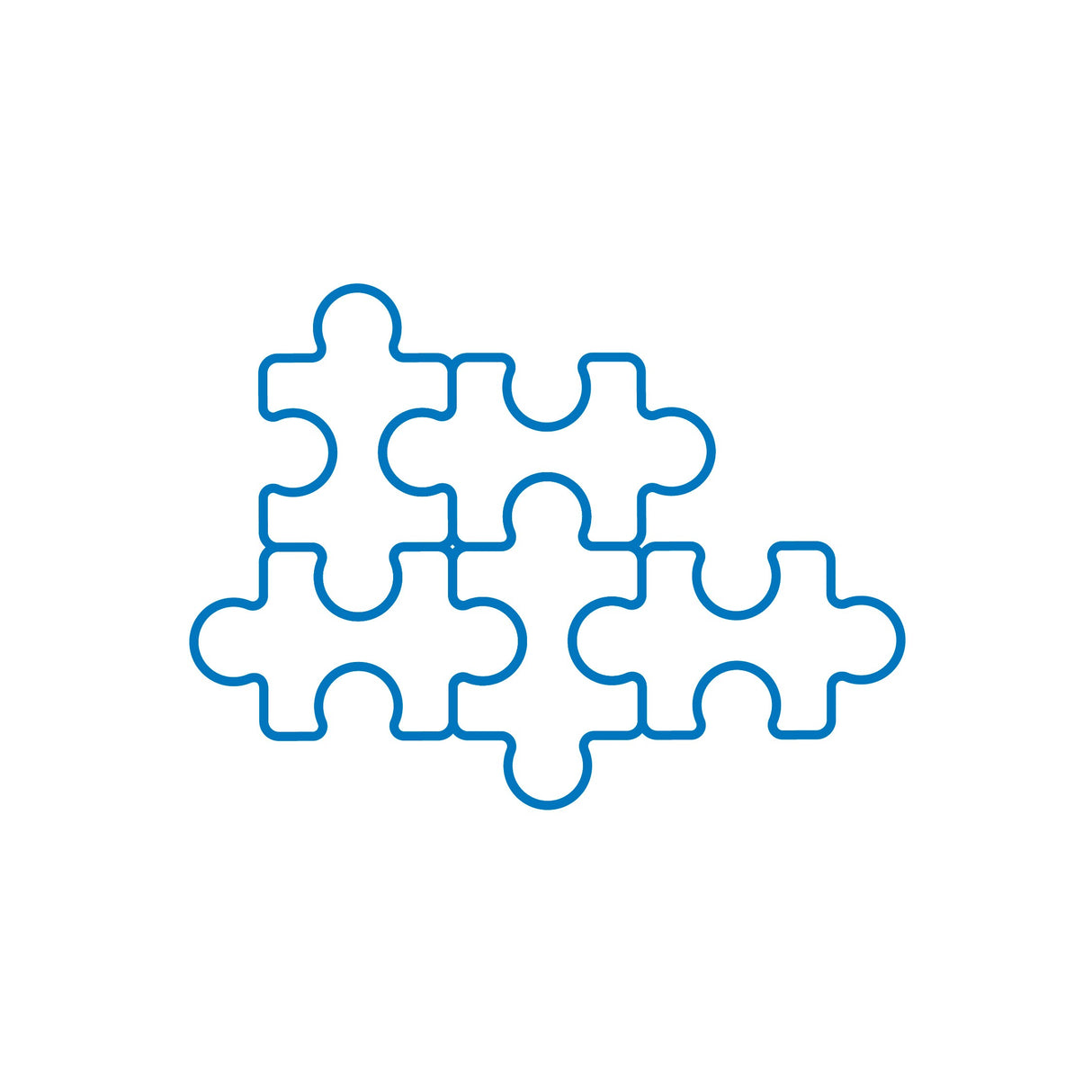 IQ Jigsaw - Blue - Replacement Part ONLY
