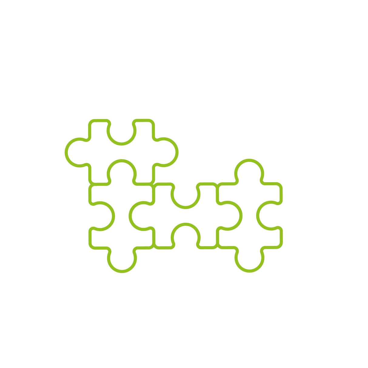 IQ Jigsaw - Light Green - Replacement Part ONLY
