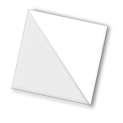Color Code - White Triangle Tile - Replacement Part ONLY