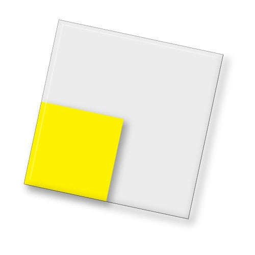 Color Code - Yellow Square Tile - Replacement Part ONLY