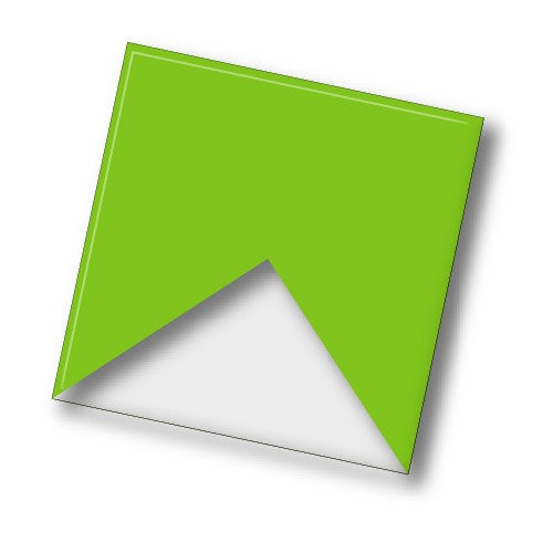 Color Code - Light Green Triangle Window Tile - Replacement Part ONLY