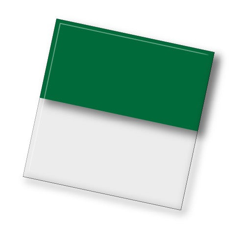 Color Code - Dark Green Rectangle Tile - Replacement Part ONLY