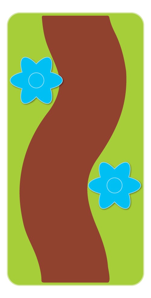 Little Red Riding Hood - Blue Flower - Replacement Part ONLY