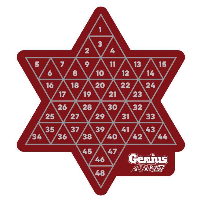 Genius Star - Burgundy Game Board - Replacement Part ONLY