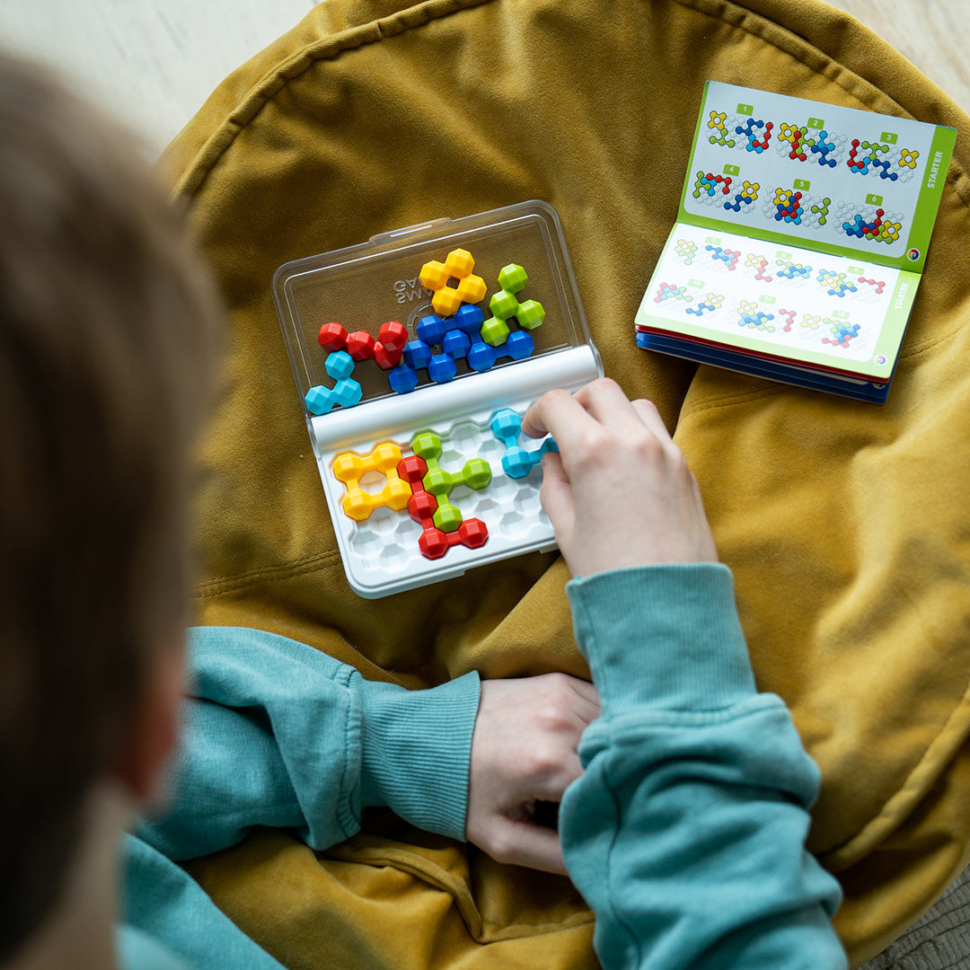 IQ Twins Brain Teaser Puzzle Travel Game with 120 Challenges for Ages 7+