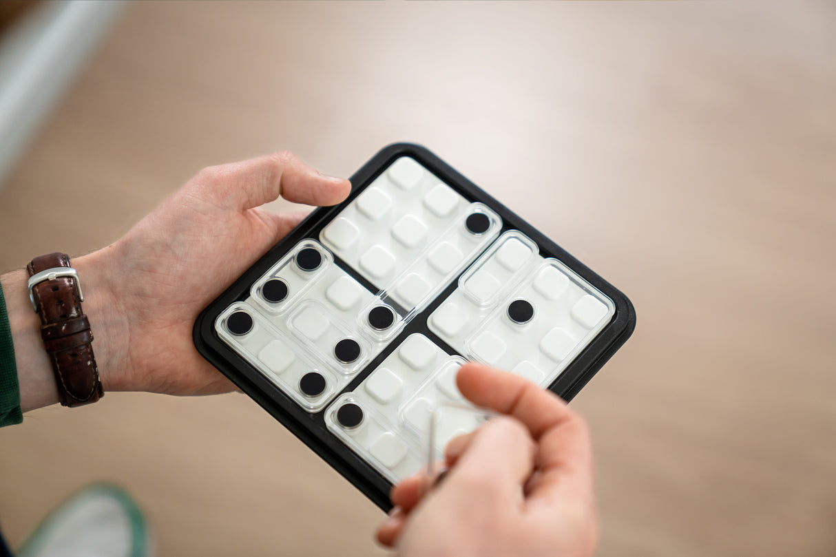 Dice Deduction Travel Game Featuring 60 Challenges for Ages 10-Adult