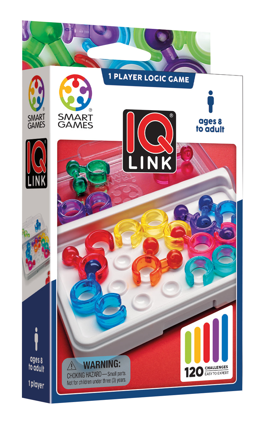 IQ Link – Travel Brain Teaser Puzzle Game with 120 Challenges | Ages 8+