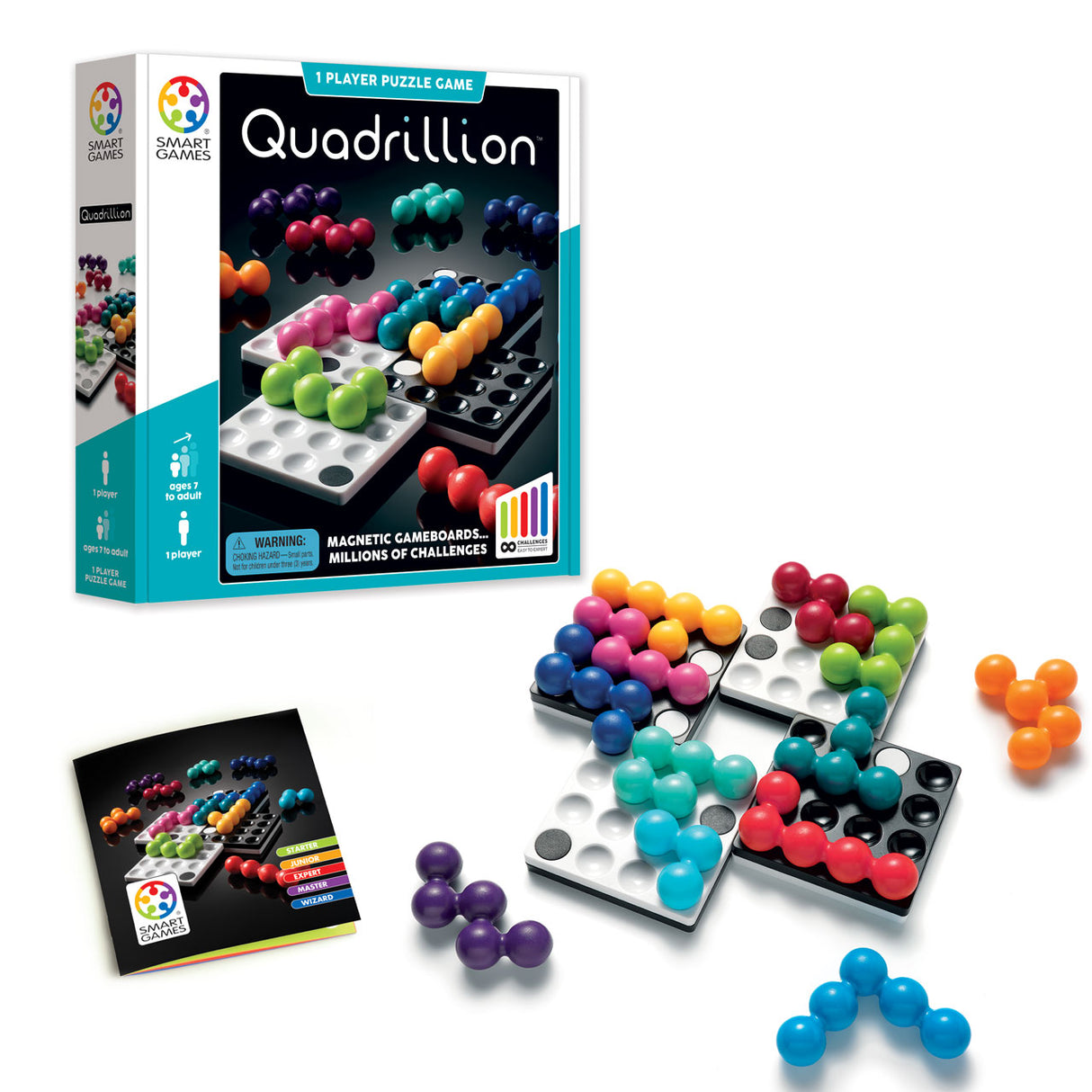 Quadrillion Magnetic Puzzle Game for Ages 7+