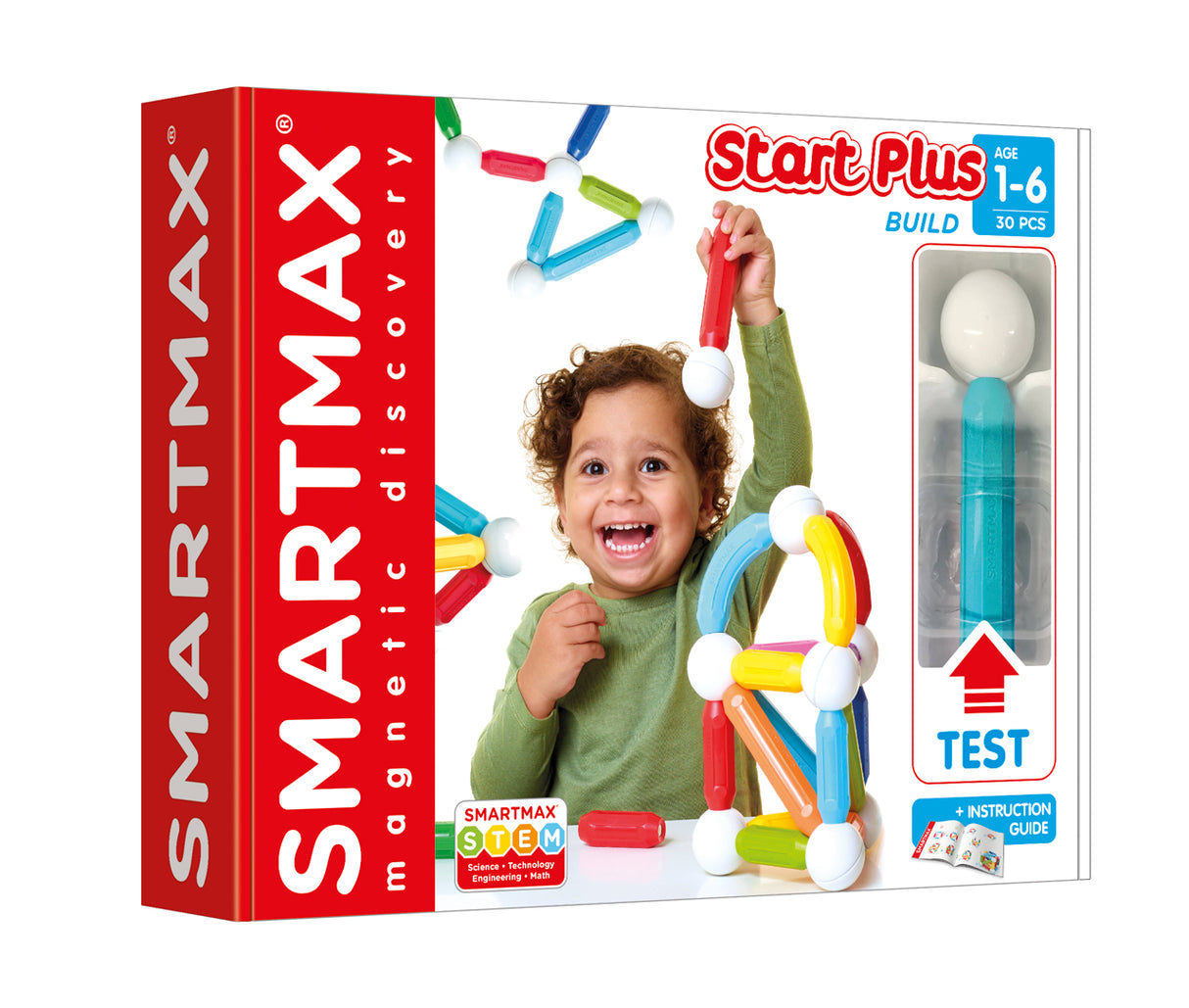 SmartMax Start Plus 30-piece Magnetic STEM Building Set Ages 3+