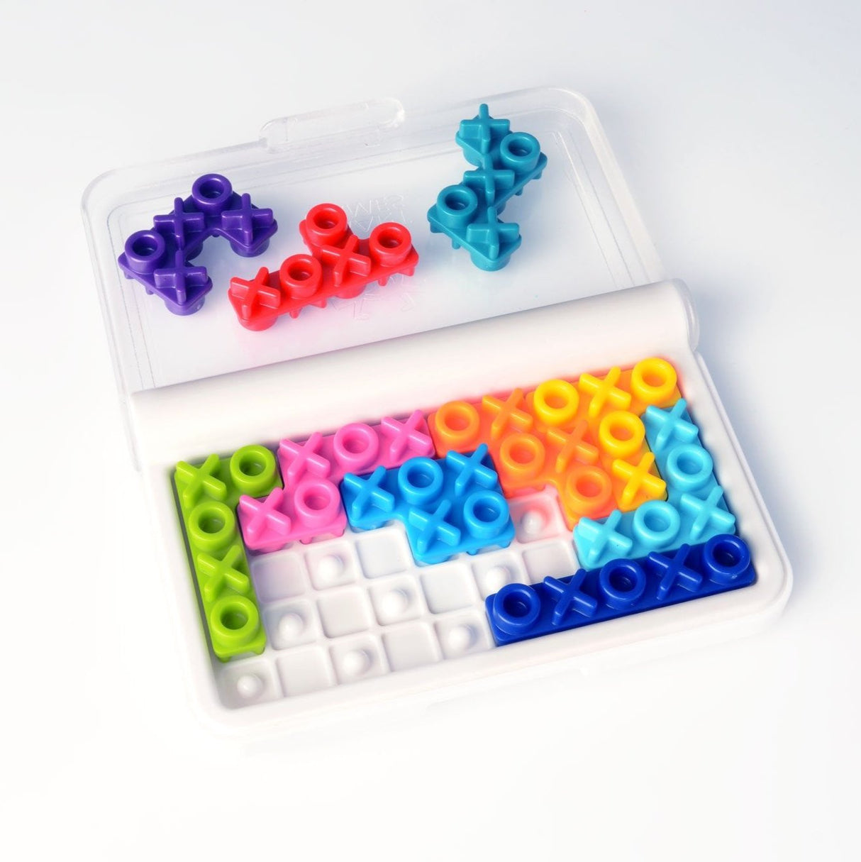 IQ XOXO Travel Game Brain Teaser with 120 Challenges for Ages 6+