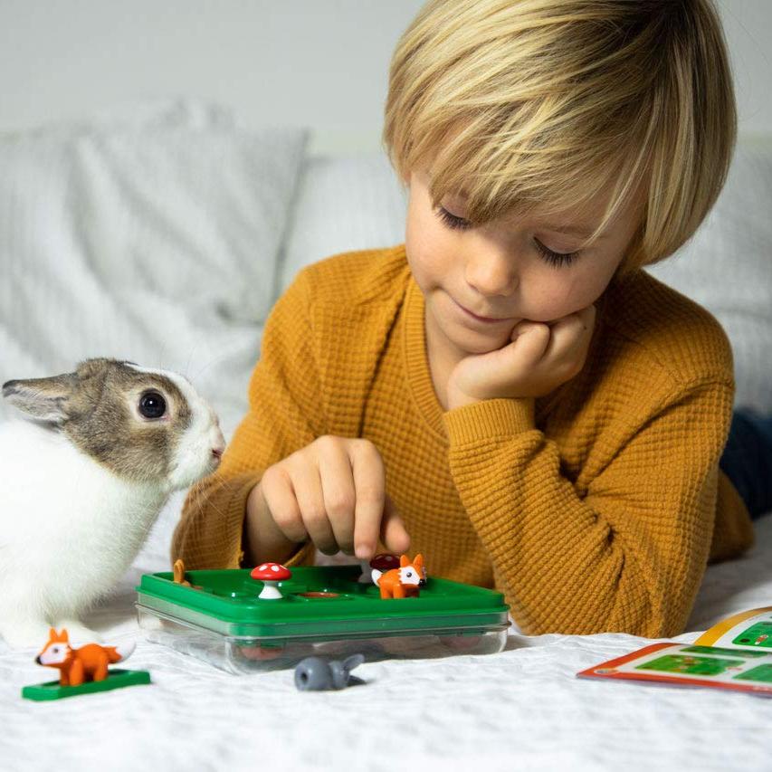 Jump In' Travel Toy Sliding Board Game Puzzle for Kids and Adults Ages 7+