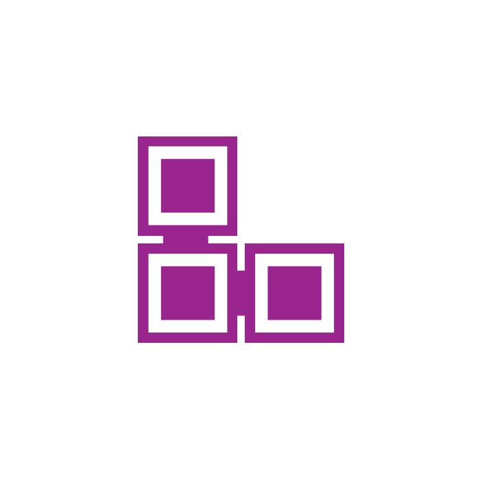 Genius Square - Purple - Replacement Part ONLY