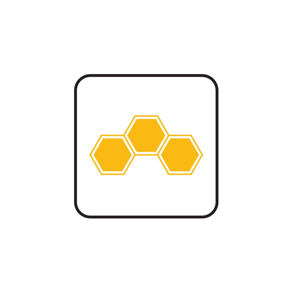 Genius Gems - Yellow 3 Piece - Replacement Part ONLY