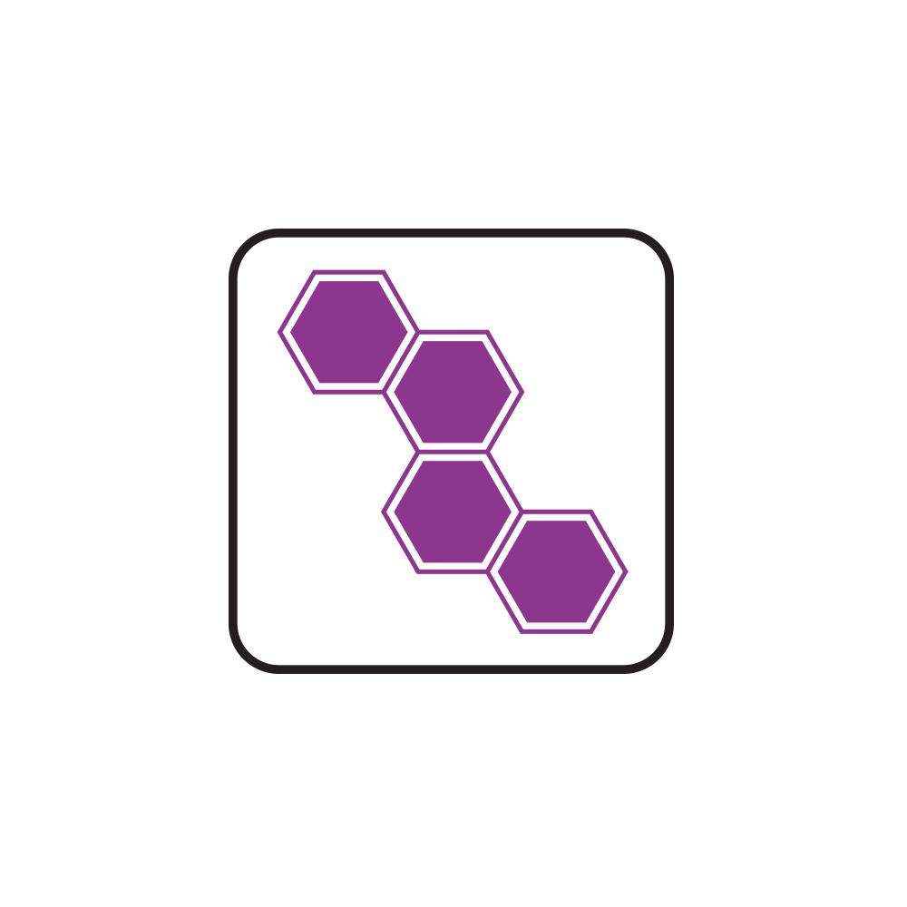 Genius Gems - Purple 4 Piece - Replacement Part ONLY