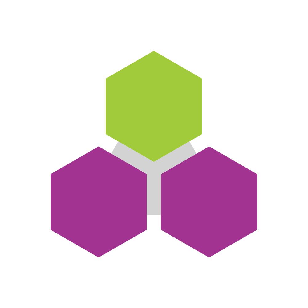 Genius Gems - Purple Green 3 Piece - Replacement Part ONLY