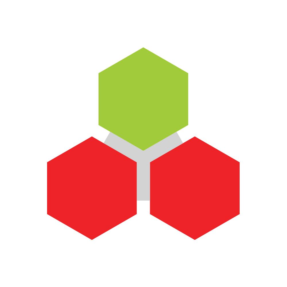 Genius Gems - Red Green 3 Piece - Replacement Part ONLY