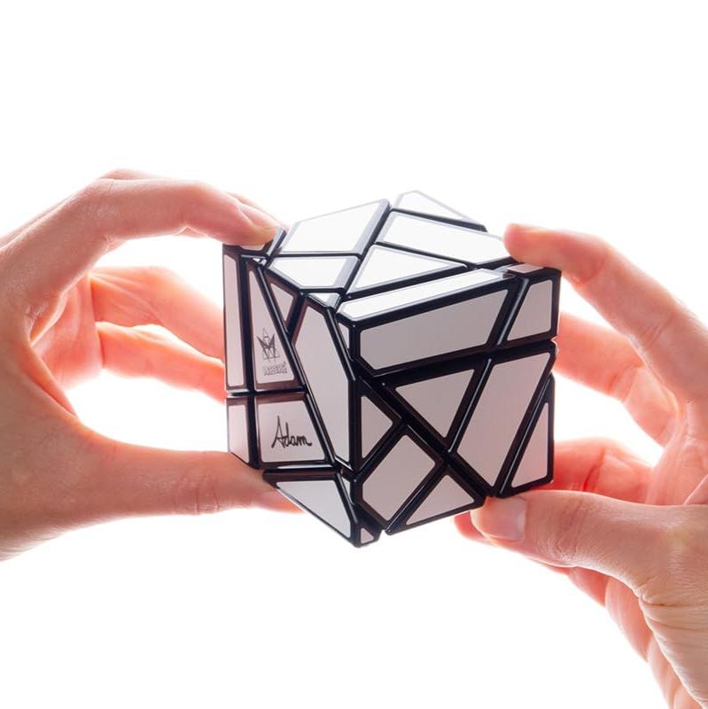 Meffert's Ghost Cube - The Original Shape-Shifting 3D Brainteaser Puzzle - Travel-Friendly Fun for Ages 9+