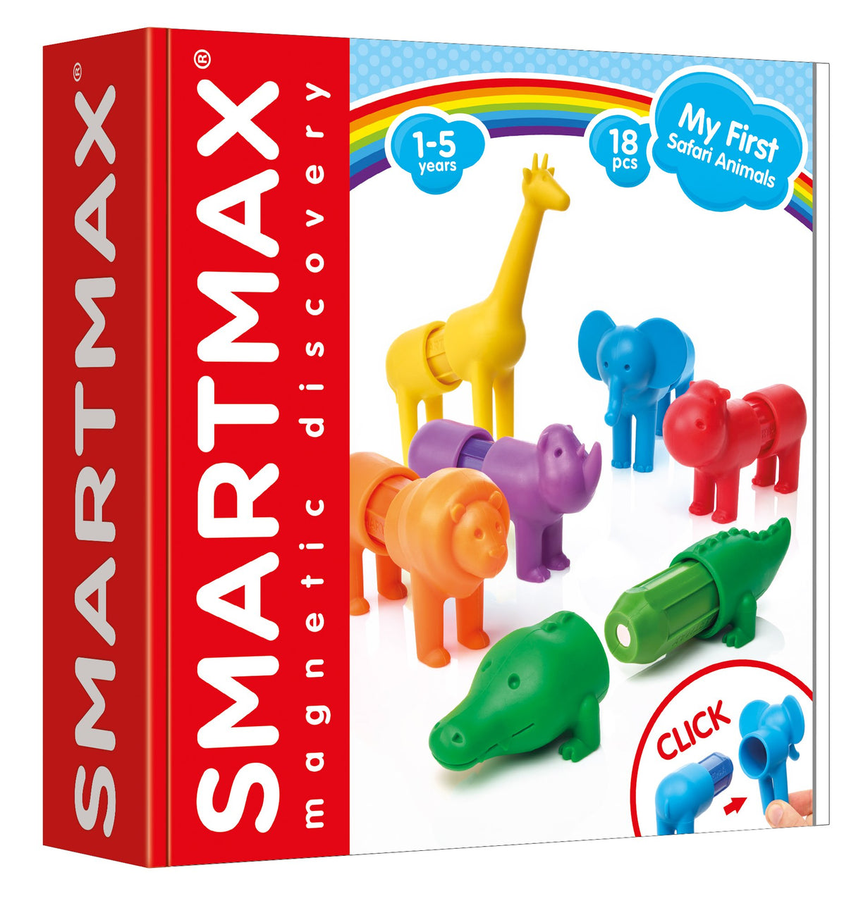 My First Safari Animals STEM Magnetic Discovery Set for Kids Ages 1 to 5