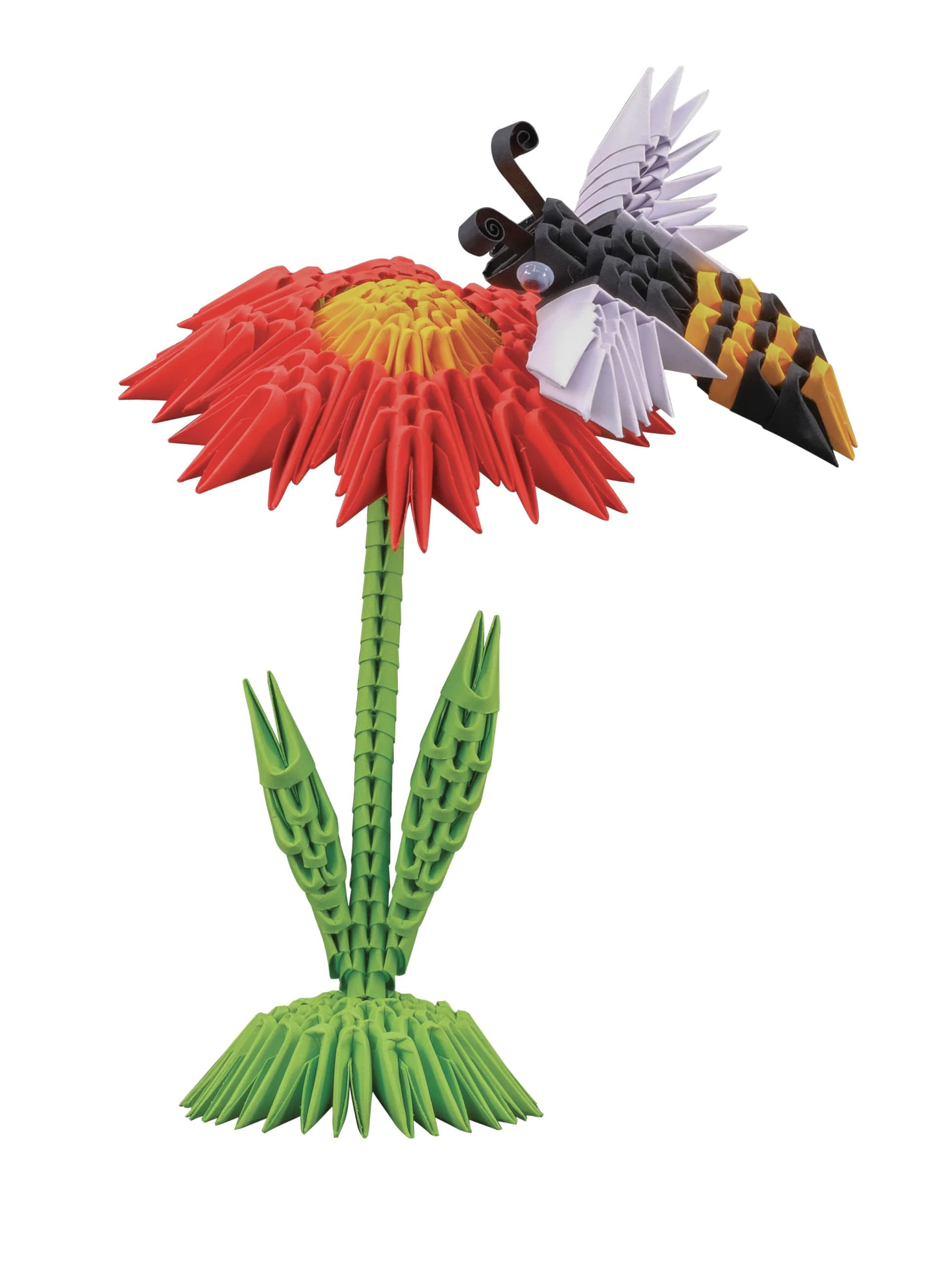 Creagami Bee Origami Set - 3D Modular Paper Sculpture Kit with 289