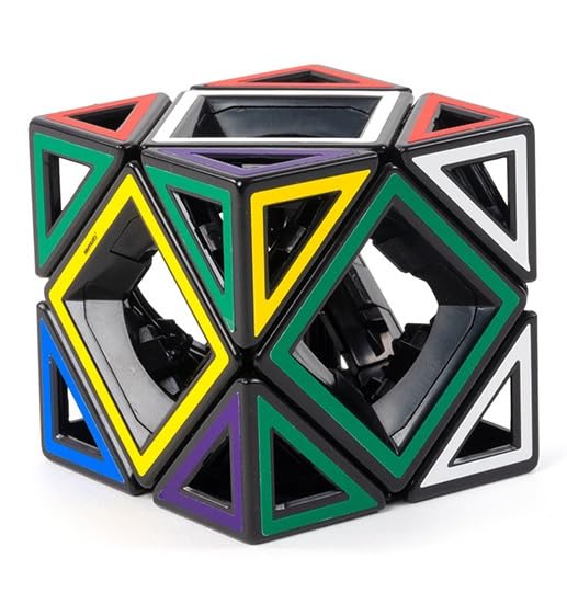 Meffert's Hollow Skewb Cube - The Original Cube Brainteaser from Recent Toys - Travel Friendly Fun for Ages 9+