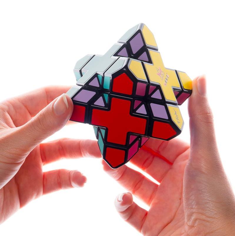 Meffert's Skewb Xtreme - The Original 10-Sided Diamond Brainteaser Puzzle Challenge from Recent Toys - Travel Friendly Fun for Ages 9+