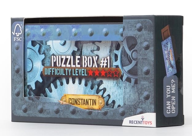 ★新品！All The Pieces The Complete Constantin Puzzle Box #1 - Find The Hidden Compartment in