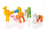 SmartMax My First Animals Around The World – Magnetic STEM Building Set for Toddlers Ages 1–5, Five Mix-and-Match Animals and a Playmat That Doubles as a Carry Bag