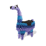 Creagami Llama Origami Set - 480 Piece 3D Modular Paper Sculpture Kit for Craft Enthusiasts Ages 7+