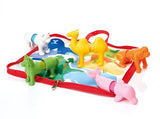 SmartMax My First Animals Around The World – Magnetic STEM Building Set for Toddlers Ages 1–5, Five Mix-and-Match Animals and a Playmat That Doubles as a Carry Bag