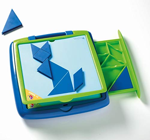 Tangoes Jr. Preschool Tangram Game with 120 Challenges in Carry Case for Ages 4+